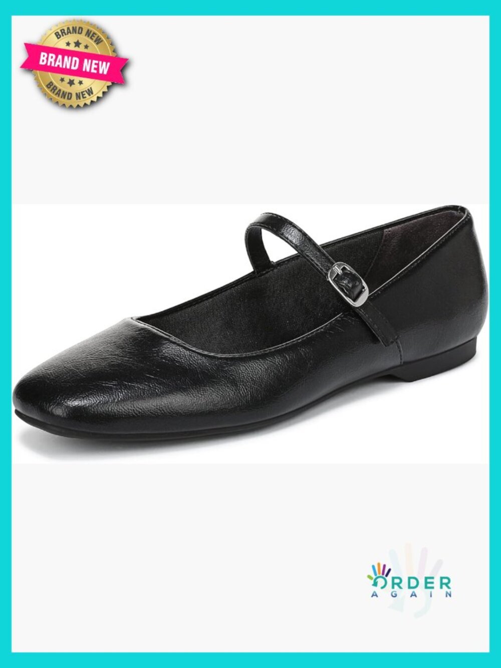 Classic Mary Jane Flats with Soft System Comfort Cushion Support Adjustable